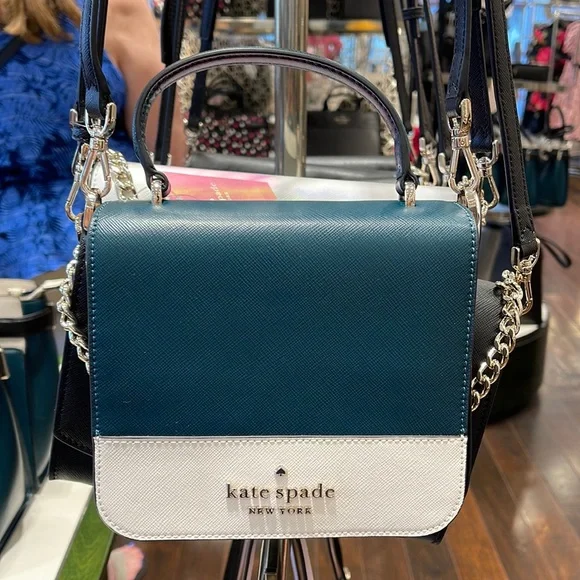 Kate Spade Staci Square Crossbody
Peacock Sapphire Multi - Picture 1 of 16